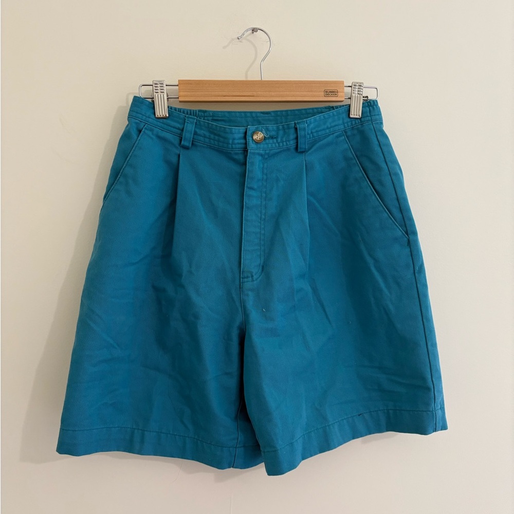 Vintage 90s St. John's Bay Blue Flat Front Shorts